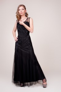 Evening black dress