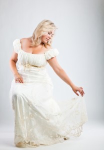 Bride with white dress