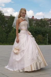 Magnificent bridal dress