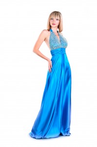 Long Blue Prom Dress Image:© iryf/Fotolia