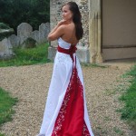 bride in dress